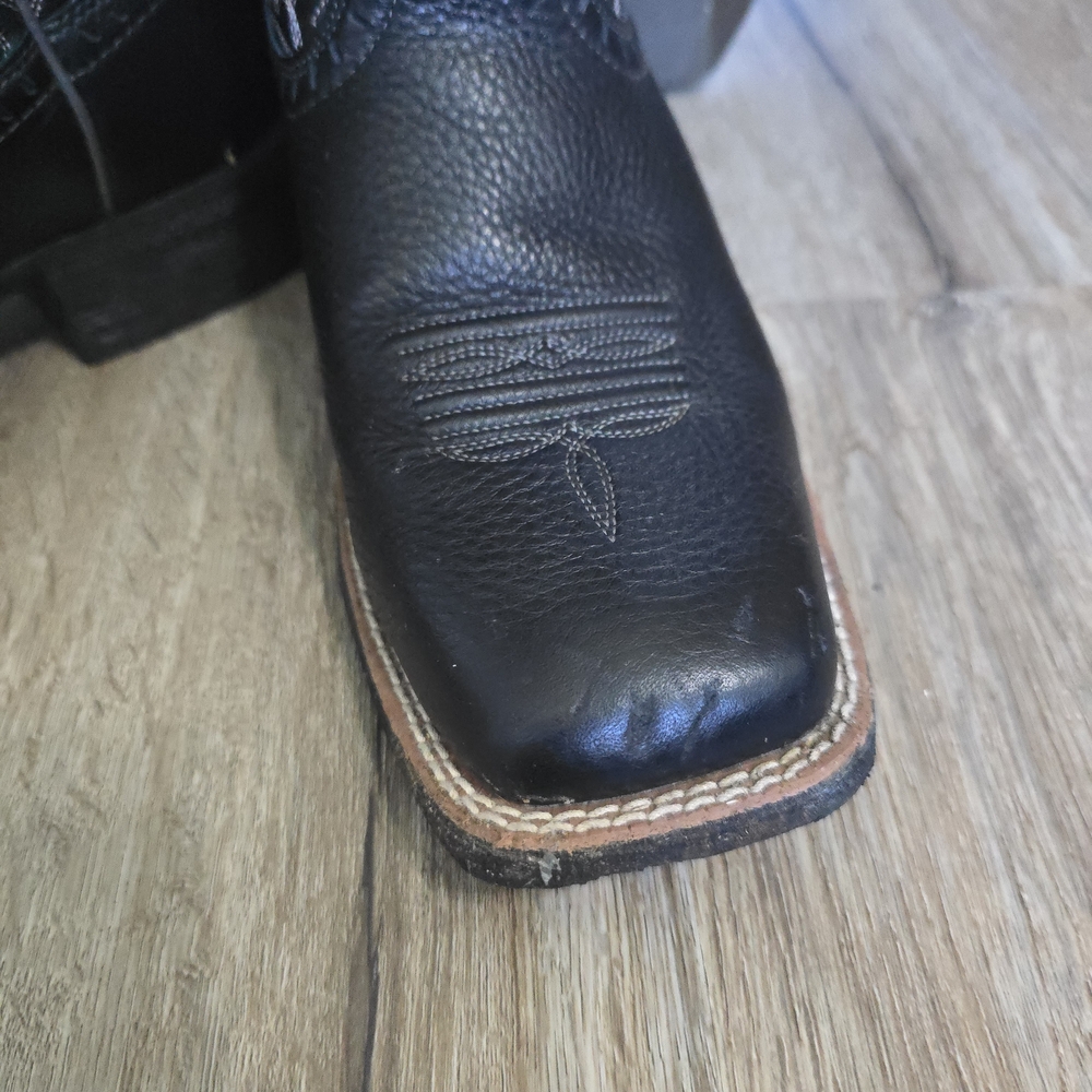 Ariat Black Leather Cowboy Boots - Picture 4 of 6